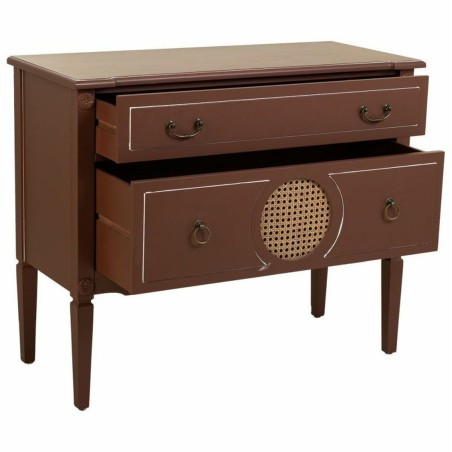 Cassettiera Alexandra House Living Marrone Naturale Rattan Legno di ab