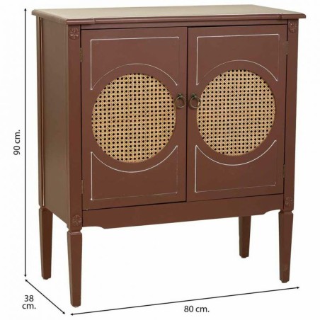 Meuble d'Entrée Alexandra House Living Marron Naturel 38 x 90 x 80 cm