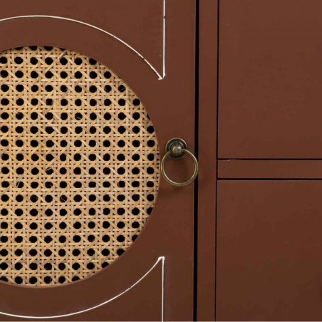 Anrichte Alexandra House Living Braun natürlich Rattan Tannenholz 40