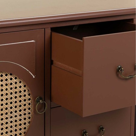 Buffet Alexandra House Living Marron Naturel Rotin Bois d'épicéa 40