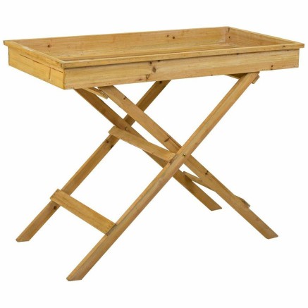 Bijzettafel Alexandra House Living Bruin 50 x 79 x 95 cm