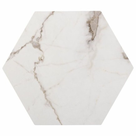 Juego de 2 mesas Alexandra House Living Blanco Hierro Madera MDF 39 x 2