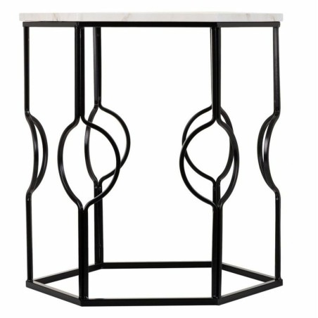 Jeu de 2 tables Alexandra House Living Blanc Fer Bois MDF 39 x 57 x 39