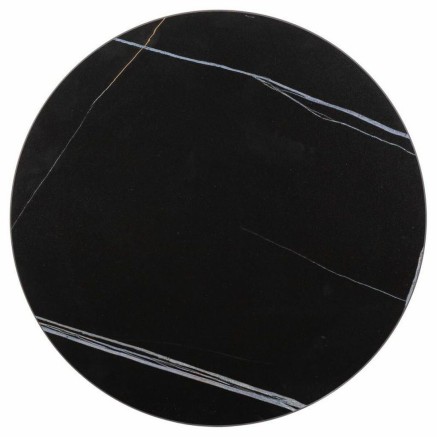 Set of 2 tables Alexandra House Living Black Iron MDF Wood 39 x 57 x 3 2