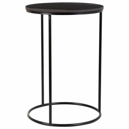 Set of 2 tables Alexandra House Living Black Iron MDF Wood 39 x 57 x 3
