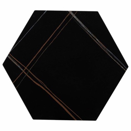 Jeu de 2 tables Alexandra House Living Noir Fer Bois MDF 39 x 57 x 39 2