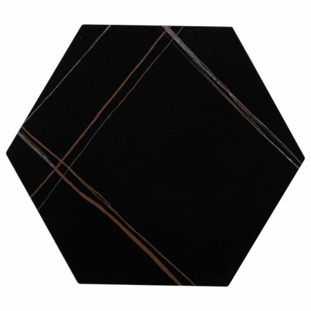 Set of 2 tables Alexandra House Living Black Iron MDF Wood 39 x 57 x 3