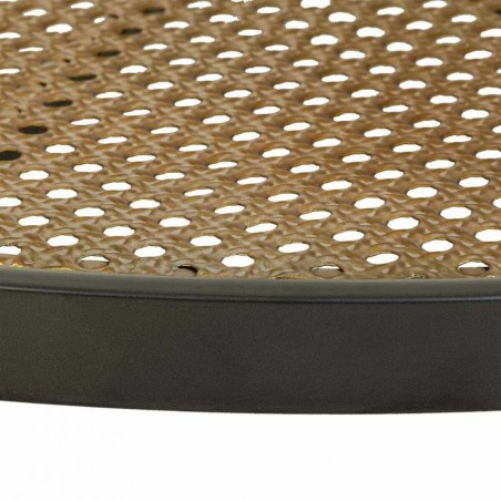 Mesa de Centro Alexandra House Living Marrón Vidrio Hierro 91 x 41 x