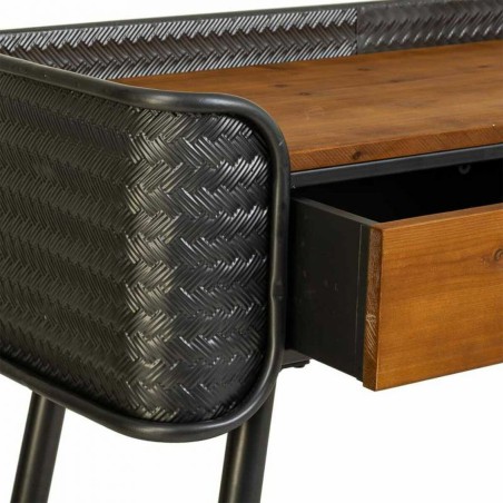 Konsolentisch mit Schubladen Alexandra House Living Braun 35 x 81 x 90