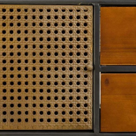 Dientafel Alexandra House Living Bruin Ijzer 38 x 79 x 120 cm 2