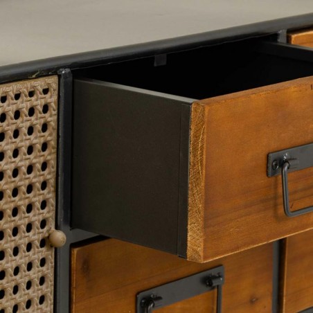 Dientafel Alexandra House Living Bruin Ijzer 38 x 79 x 120 cm