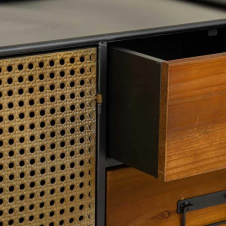 Sideboard Alexandra House Living Brown Iron 40 x 75 x 120 cm
