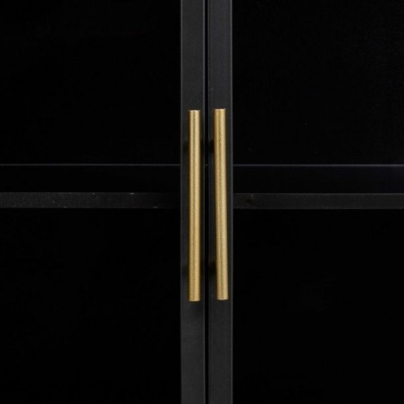 Credenza Alexandra House Living Marrone Metallo Vetro Legno di abete L