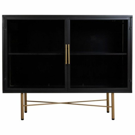 Sideboard Alexandra House Living Brown Metal Glass Fir wood MDF Wood 3