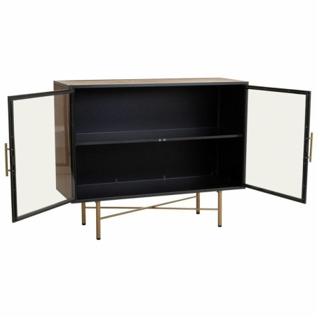 Sideboard Alexandra House Living Brown Metal Glass Fir wood MDF Wood 3