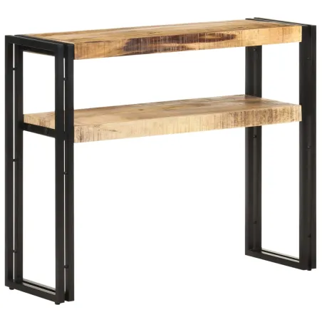 Table console 90x30x75 cm Bois de manguier brut