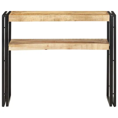Table console 90x30x75 cm Bois de manguier brut
