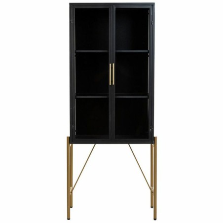 Kast Alexandra House Living Bruin Glas Sparrenhout Hout MDF 35 x 155 x