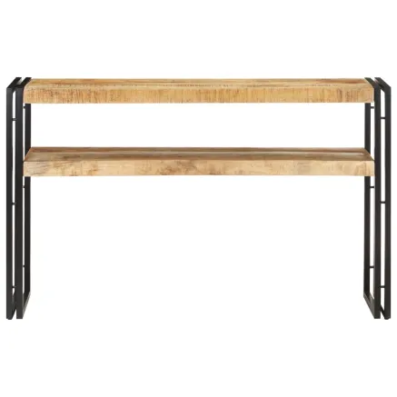 Table console 120x30x75 cm Bois de manguier brut 2