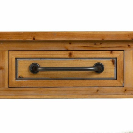 Hall Table with Drawers Alexandra House Living Brown 40 x 80 x 122 cm 2