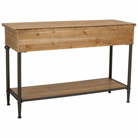 Zijtafel met lades Alexandra House Living Bruin 40 x 80 x 122 cm