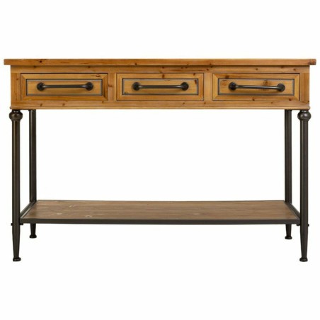 Zijtafel met lades Alexandra House Living Bruin 40 x 80 x 122 cm
