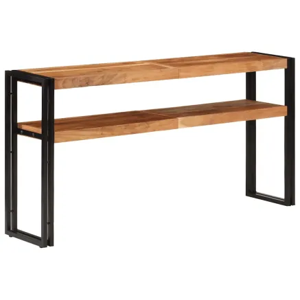 Table console 150x30x75 cm Bois d'acacia solide 2