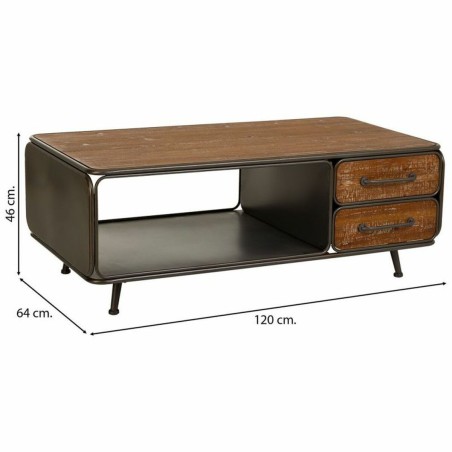 Tavolino da Caffè Alexandra House Living Marrone 64 x 46 x 120 cm