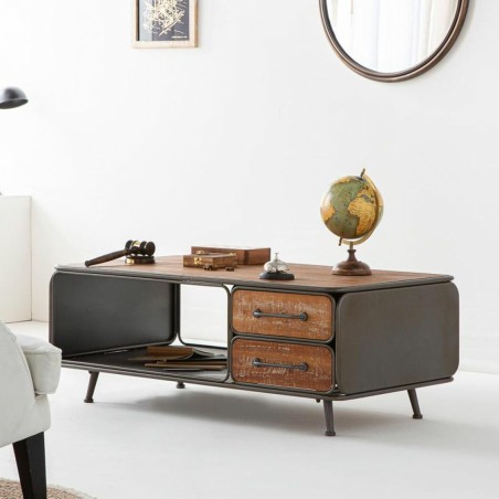 Mesa de Centro Alexandra House Living Marrón 64 x 46 x 120 cm