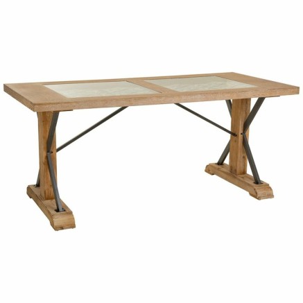 Tafel Alexandra House Living Bruin 85 x 78 x 180 cm