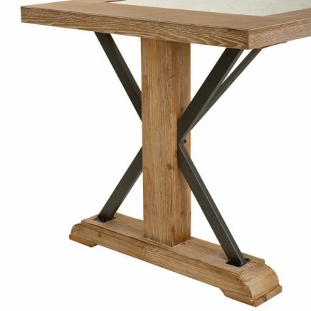 Table Alexandra House Living Brown 85 x 78 x 180 cm 2