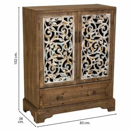 Armoire Alexandra House Living Marron Bois d'épicéa Bois MDF 38 x 10