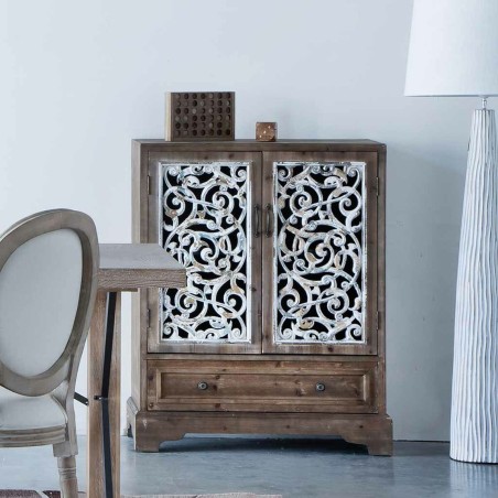 Armadio Alexandra House Living Marrone Legno di abete Legno MDF 38 x 1