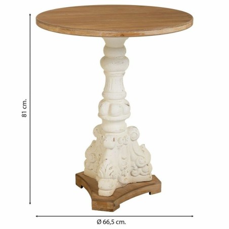Mesa de Centro Alexandra House Living Blanco Madera de abeto Madera MD