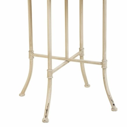 Table Basse Alexandra House Living Blanc Métal Bois d'épicéa Bois M 2