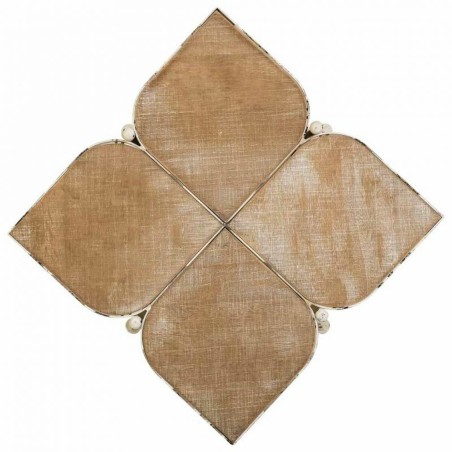 Centre Table Alexandra House Living White Metal Fir wood MDF Wood 48 x