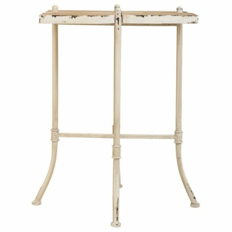 Table Basse Alexandra House Living Blanc Métal Bois d'épicéa Bois M