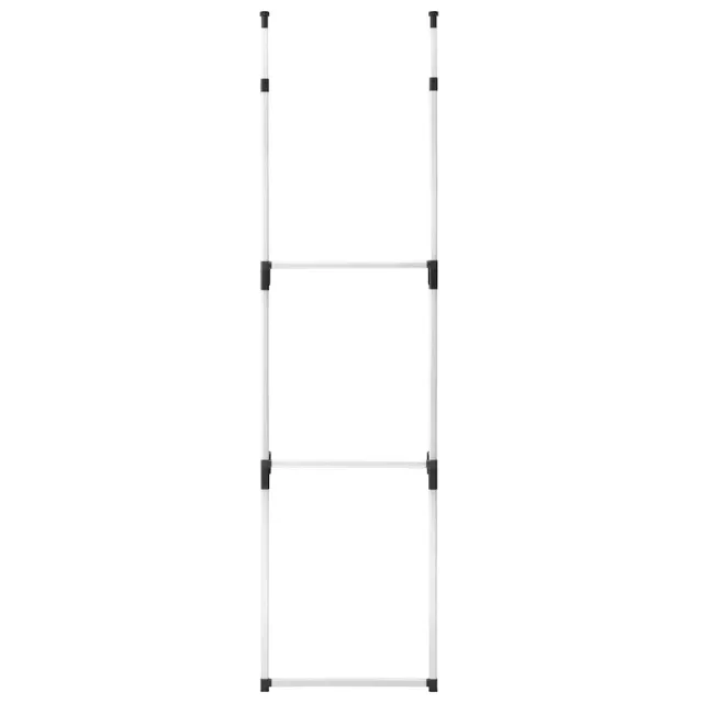 Système de garde-robe télescopique avec barres Aluminium