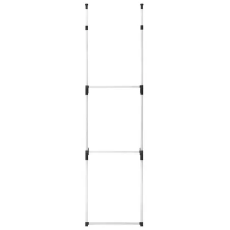 Système de garde-robe télescopique avec barres Aluminium