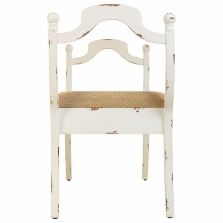 Bench Alexandra House Living White Sponge Fir wood MDF Wood 45 x 78 x