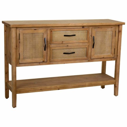 Recibidor con 2 Cajones Alexandra House Living Marrón 35 x 81 x 122 c