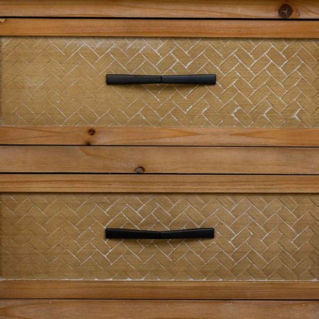 Konsolentisch mit 2 Schubladen Alexandra House Living Braun 35 x 81 x