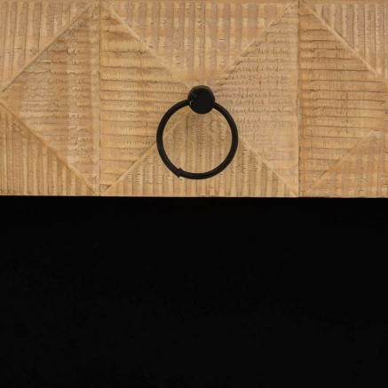 Mesa de Centro Alexandra House Living Marrón Madera de abeto Madera M 2