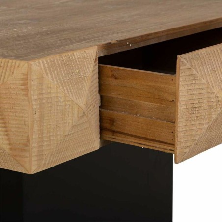 Hoofdtafel Alexandra House Living Bruin Sparrenhout Hout MDF 86 x 46 x