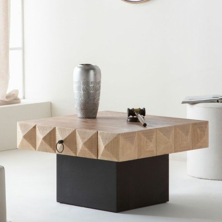 Hoofdtafel Alexandra House Living Bruin Sparrenhout Hout MDF 86 x 46 x