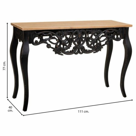 Recibidor Alexandra House Living Negro 40 x 77 x 111 cm