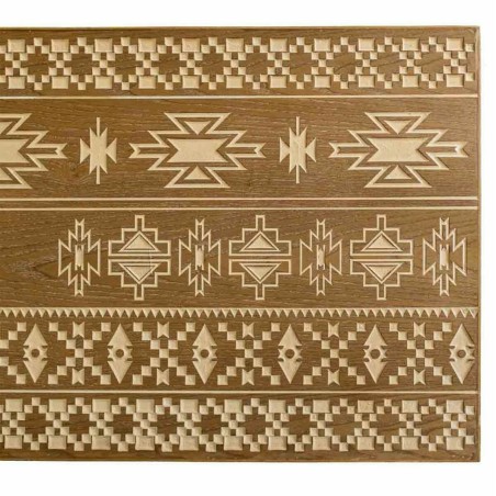 Tafel Alexandra House Living Bruin 60 x 72 x 150 cm
