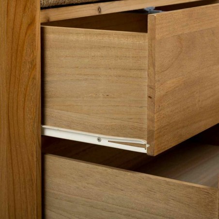 Armario Alexandra House Living Marrón Cuerda Madera de abeto Madera d
