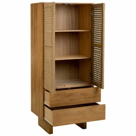 Armadio Alexandra House Living Marrone Corda Legno di abete Legno di p