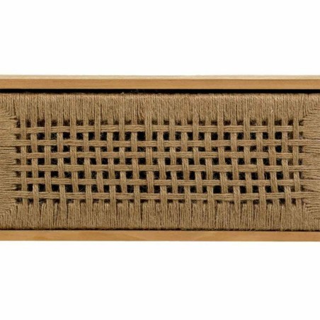Bijzettafel Alexandra House Living Bruin Touw Sparrenhout Paulownia ho